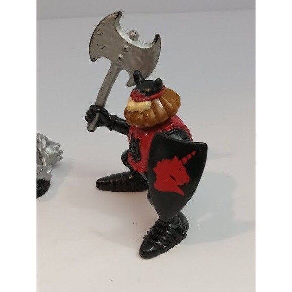 Fisher Price Great Adventures Black Knights Lot Figures - Picture 10 of 11